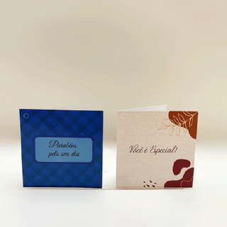 Carto Ilustrado 9x9cm - Pacote c/10 und
